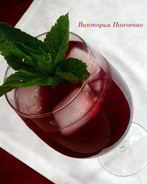 Лимонад из черной смородины