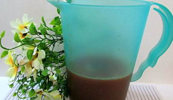 лимонад из сладкого перца с базиликом