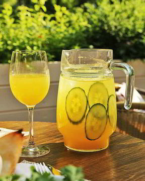 Огуречно-апельсиновый лимонад