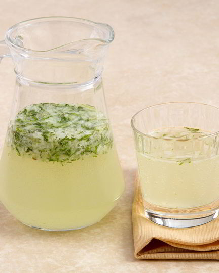 Рецепт огуречного лимонада с лаймом и яблоком