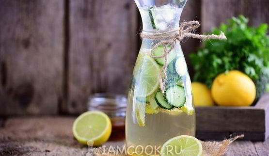 огуречный лимонад с лаймом