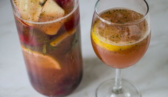 яблочный лимонад с мятой