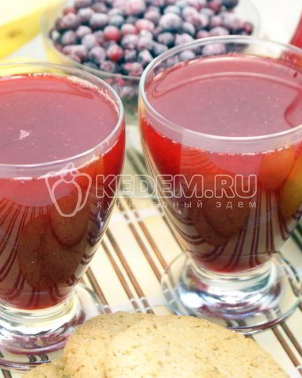 Рецепт брусничного морса