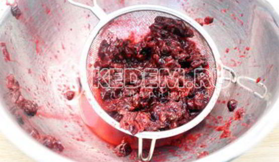 брусничный морс