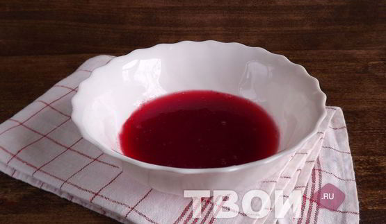 клюквенный морс