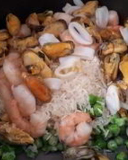 Рецепт морского коктейля на пару