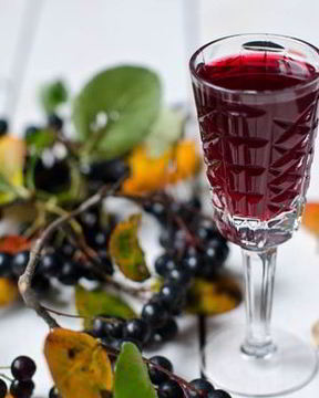 Наливка из черноплодной рябины