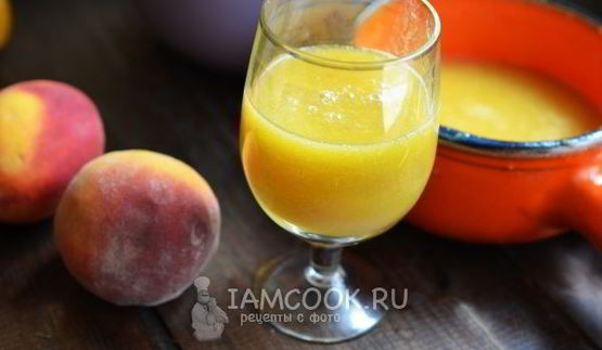 персиковый коктейль с красным вином