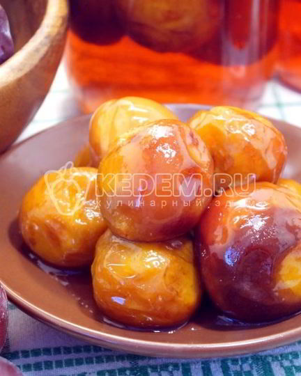 Рецепт слив в сиропе на зиму