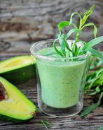 Авокадо-смузи с тархуном и йогуртом