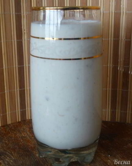 Рецепт бананова-кефирного смузи