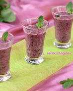 Черничный смузи