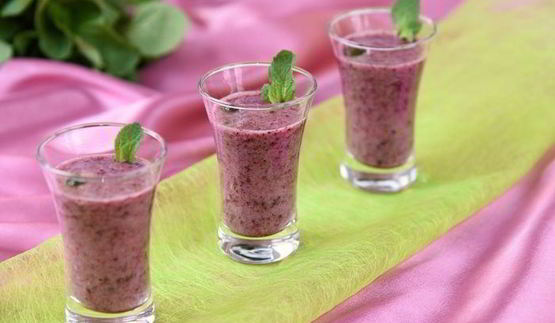 черничный смузи