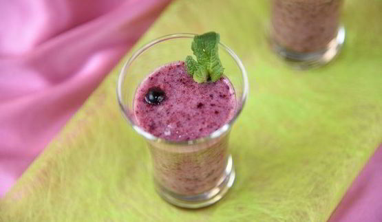 черничный смузи