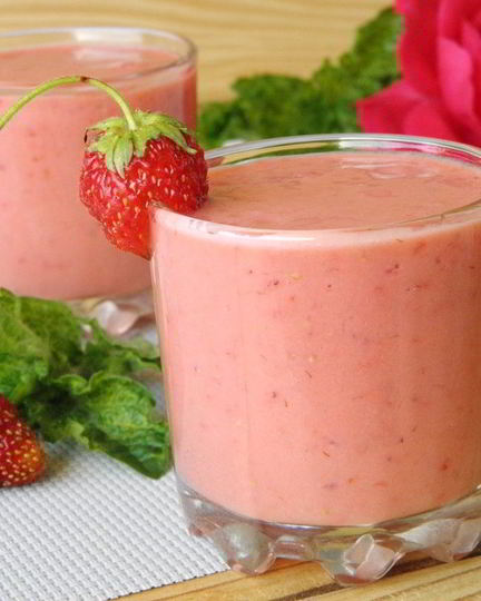Рецепт клубничного смузи
