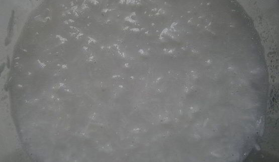 кокосовый смузи с овсяными хлопьями