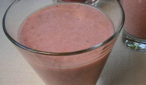 кокосовый смузи с овсяными хлопьями