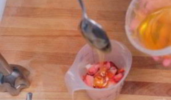 ледяной двухслойный смузи