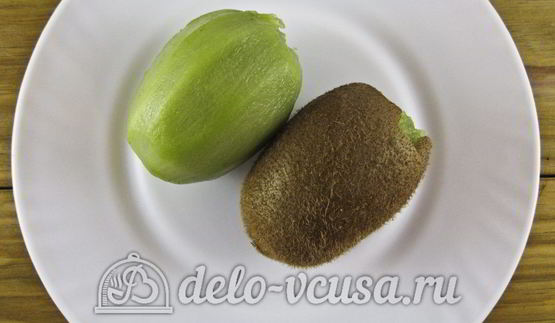 овсяный смузи с бананом и киви