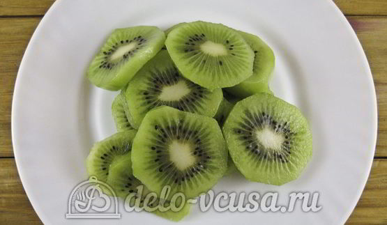 овсяный смузи с бананом и киви