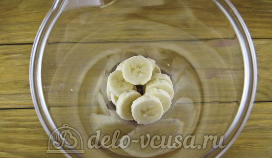 овсяный смузи с бананом и киви