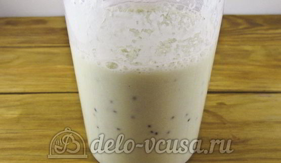 овсяный смузи с бананом и киви