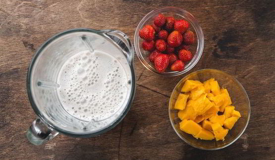 протеиновый смузи с кедровой мукой