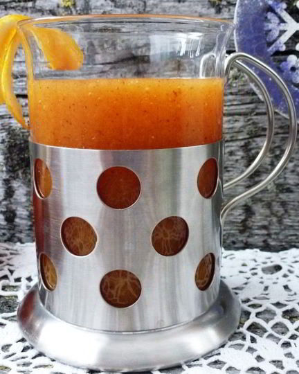 Рецепт смузей из хурмы и цитрусовых