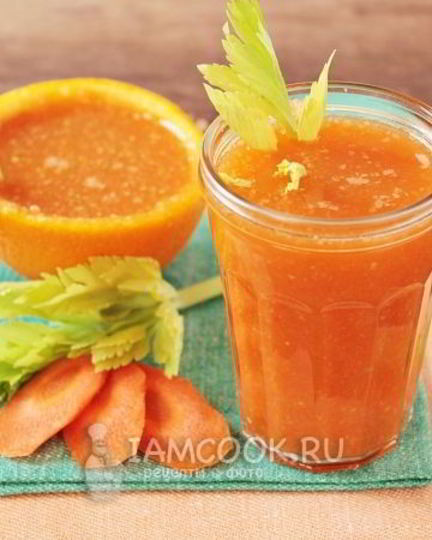 Рецепт смузей из моркови и сельдерея