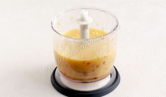 смузи из персика и малины