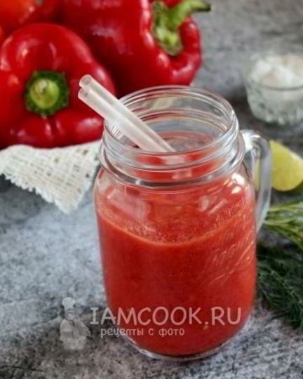 Рецепт смузей из сладкого перца и помидоров