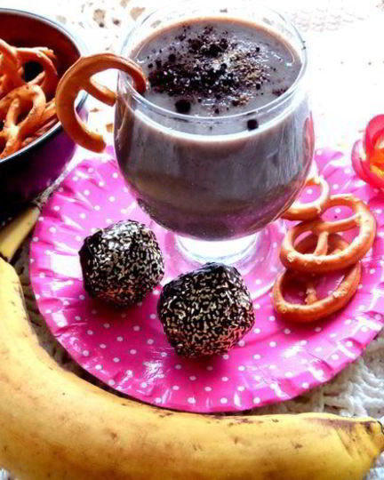 Рецепт смузей лен с какао