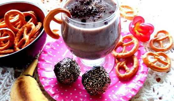 смузи лен с какао