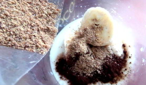 смузи лен с какао