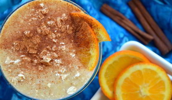 смузи с апельсином и бананом