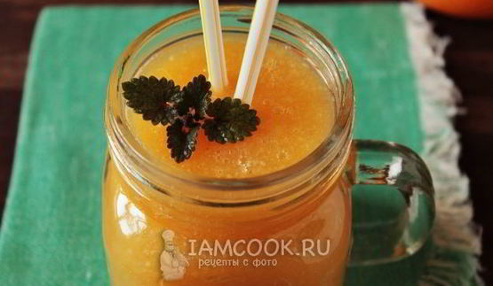 смузи с грушей и апельсином