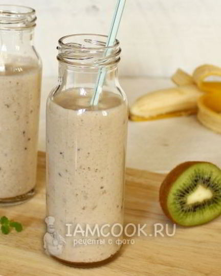 Рецепт смузей с киви, бананом и молоком