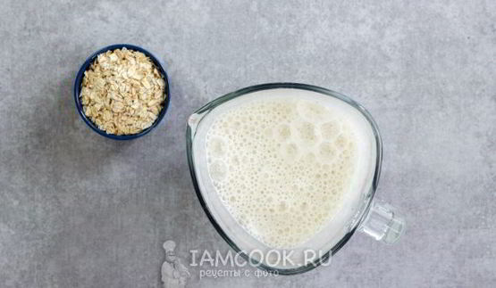 смузи с овсянкой и бананом