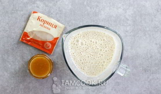 смузи с овсянкой и бананом