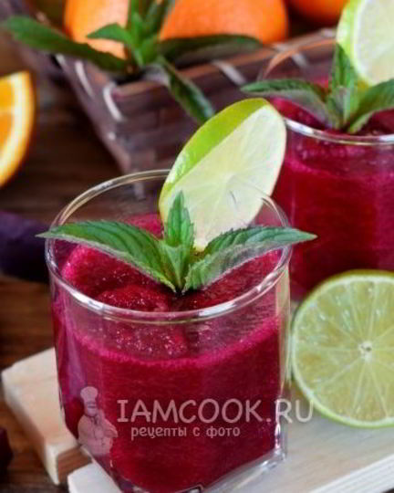 Рецепт смузей с печеной свеклой