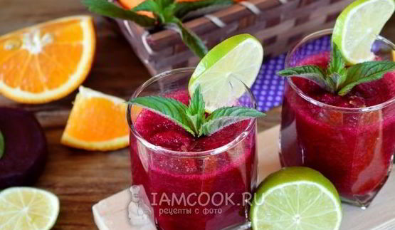 смузи с печеной свеклой