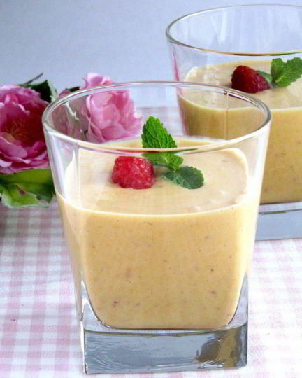 Рецепт смузей с тыквой и малиной