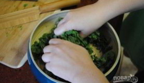 быстрый салат с кале