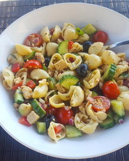 Рецепт греческого макаронного салата