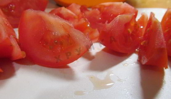 греческий салат с фетаксой и помидорами без майонеза