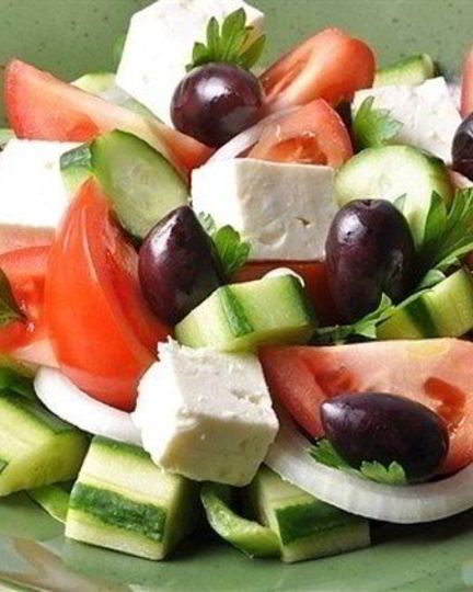 Рецепт греческого салата с фетой