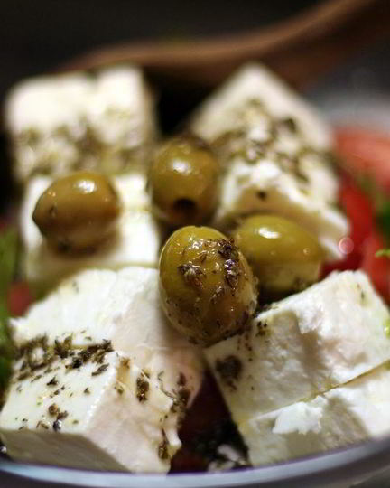 Рецепт салата греческого с оливками