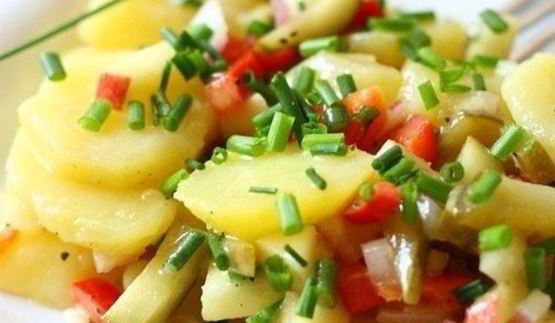 берлинский картофельный салат с винегретной заправкой