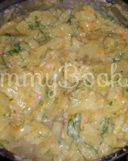 Рецепт картофеля в майонезе с ананасами и салатик свекла с сыром