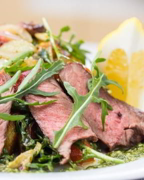 Картофельный салат с говядиной